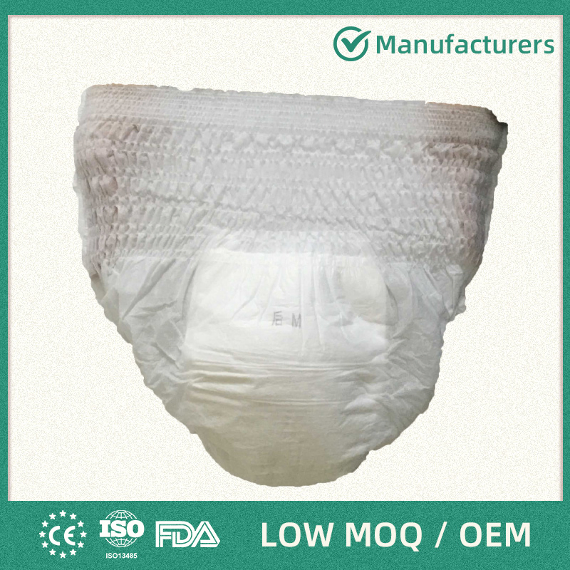OEM Customize Wholesale Elderly Old Women Disposable Incontinence Absorbent Underwear Pants Pull up Adult Pant Diapers