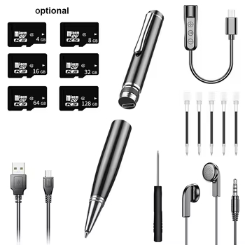 16GB 32GB 64GB Lectures Meetings Classes Digital Voice Recorder Recording Device Recording Pen