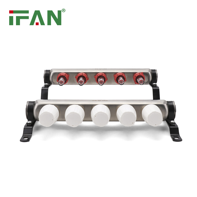 Ifan Factory Direct High Quality Manifold 10 Ways Silver Stainless Steel Manifold