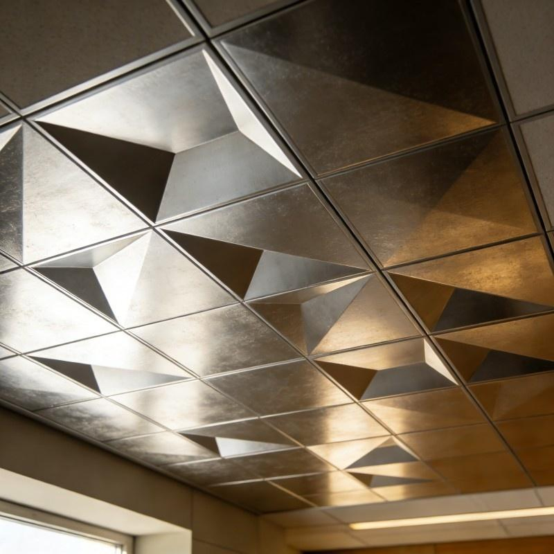 Closed Cell Aluminum Grille Ceiling for Retail Store Backroom