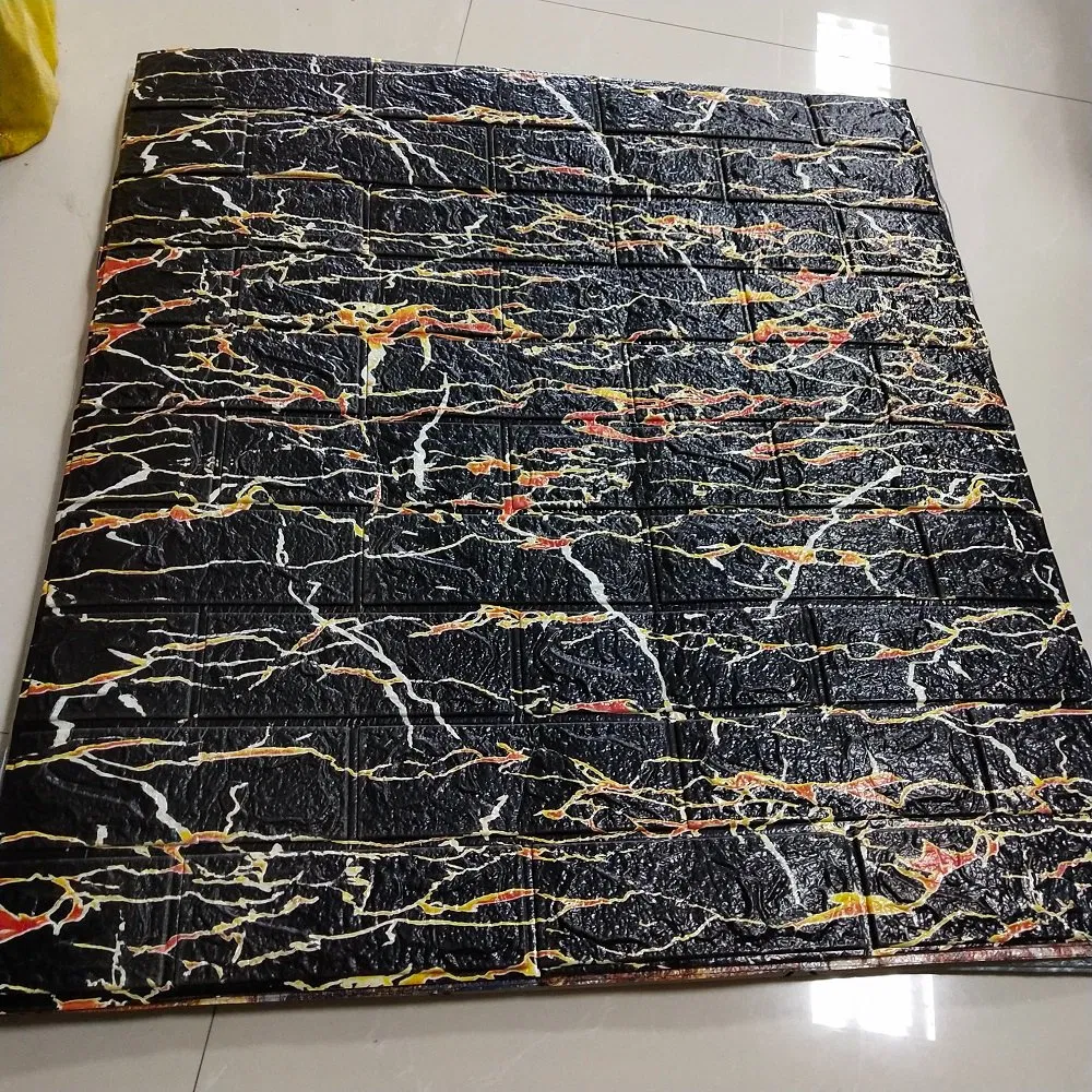 Decorative 3D XPE Foam Wall Stickers - Fireproof and Stylish Designs