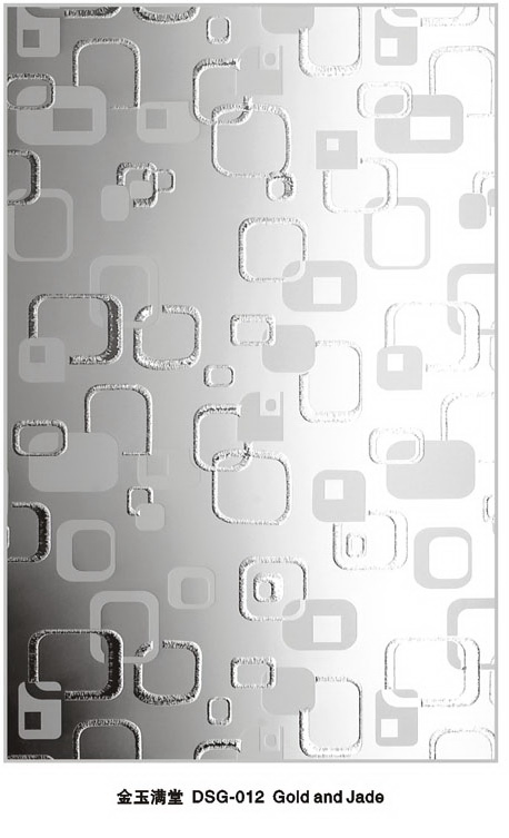 Acid Etched Glass, Art Glass
