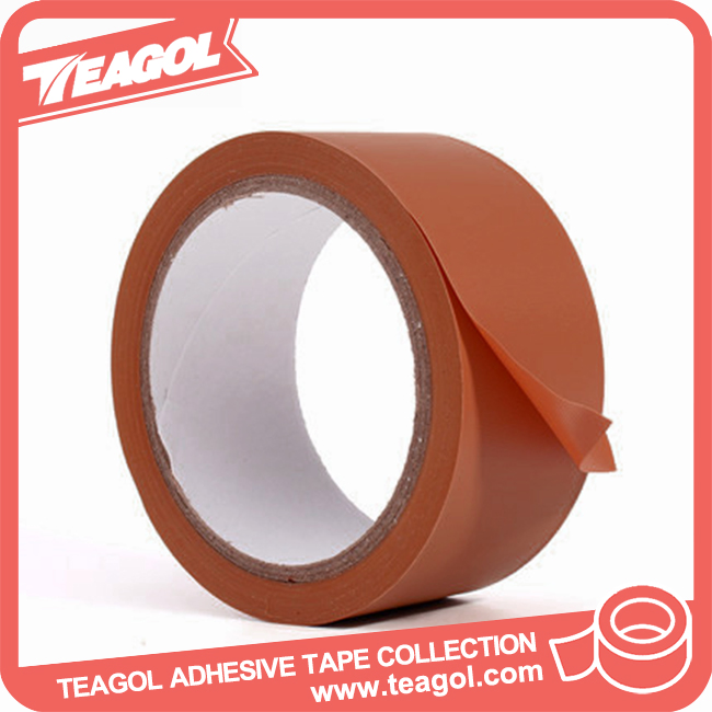 25mm/38mm/48mm/50mm/1130mm/1250mm Wide Black PVC Adhesive Embossed Duct Tape
