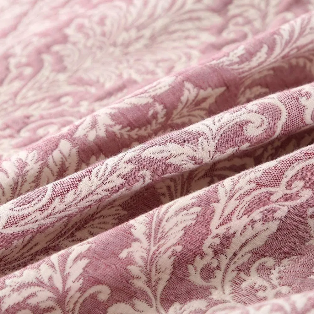 Beach Quilt Set Large / Full Sizenovel Design Bedding Cover Summer Light Printed Quilt Pink Quilt Bedspread