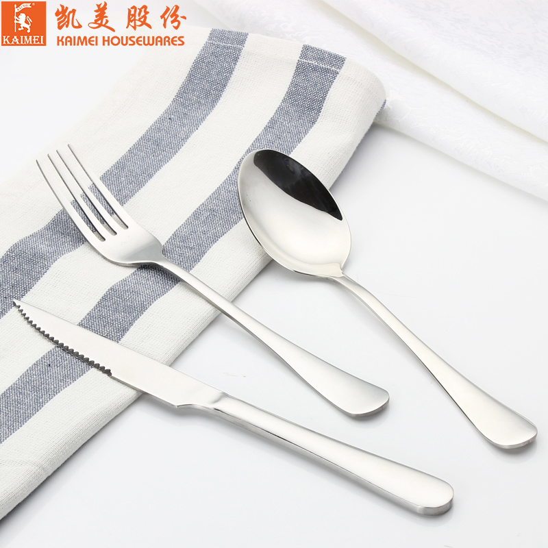 High End Food and Tableware Service Fork Spoon Knife Stainless Steel Tableware Set