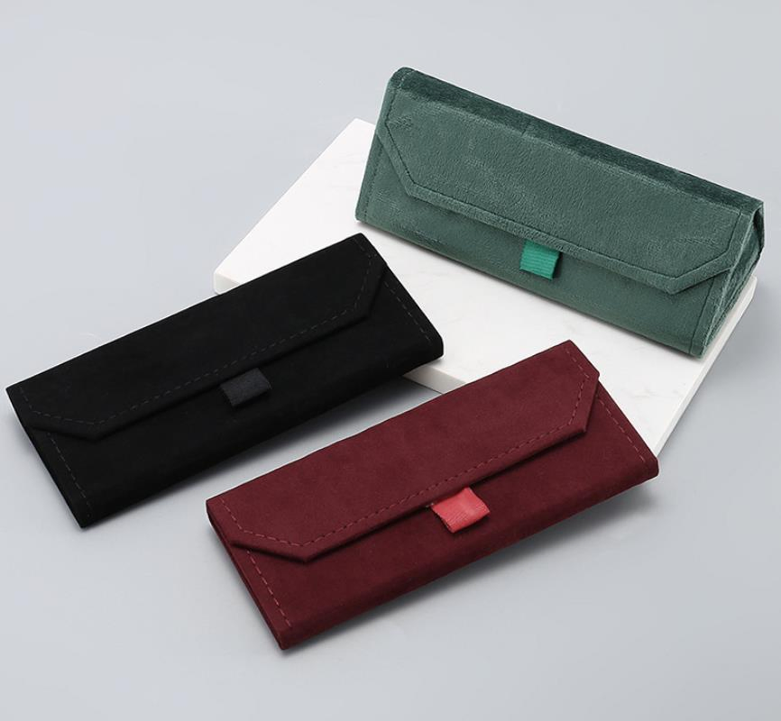 Custom Foldable Velvet Metal Glasses Case Spectacle Case