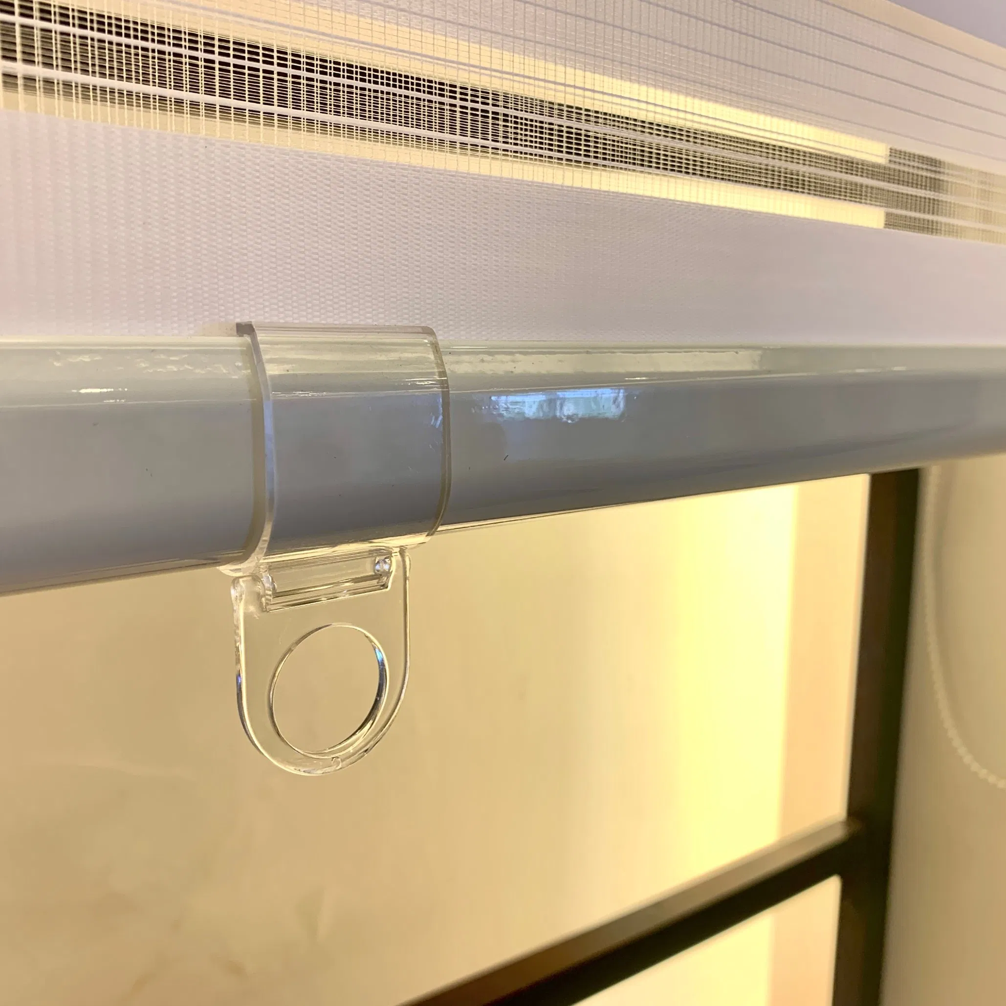 Factory Supply Cordless Operation Spring Tension Dual Day Night Zebra Roller Blinds