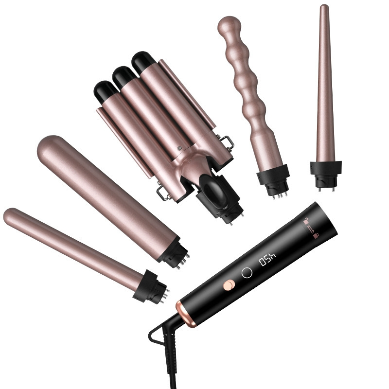 Curling Iron Hot New Multifunctional Curling Iron Liquid Crystal Display Fashionable Hairstyle