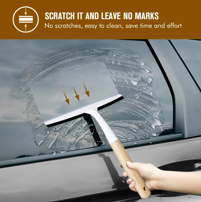 Household Eco-Friendly Handle TPR Window Glass Cleaning Squeegee