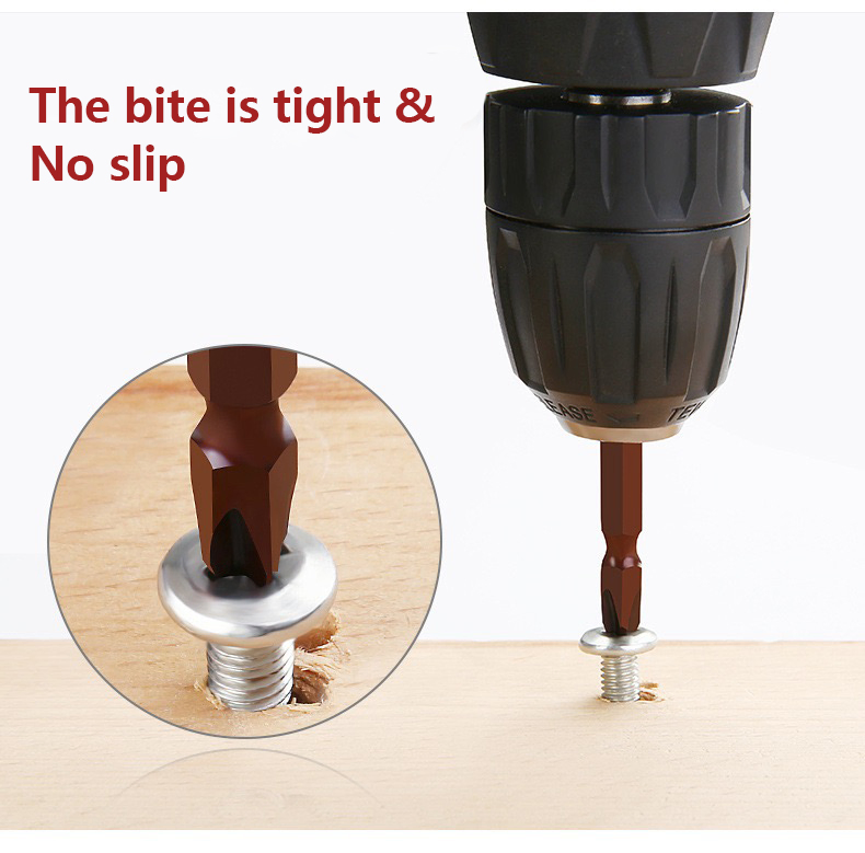 Double End Screwdriver Bits S2 Steel Slotted Screwdriver Bits for Repair