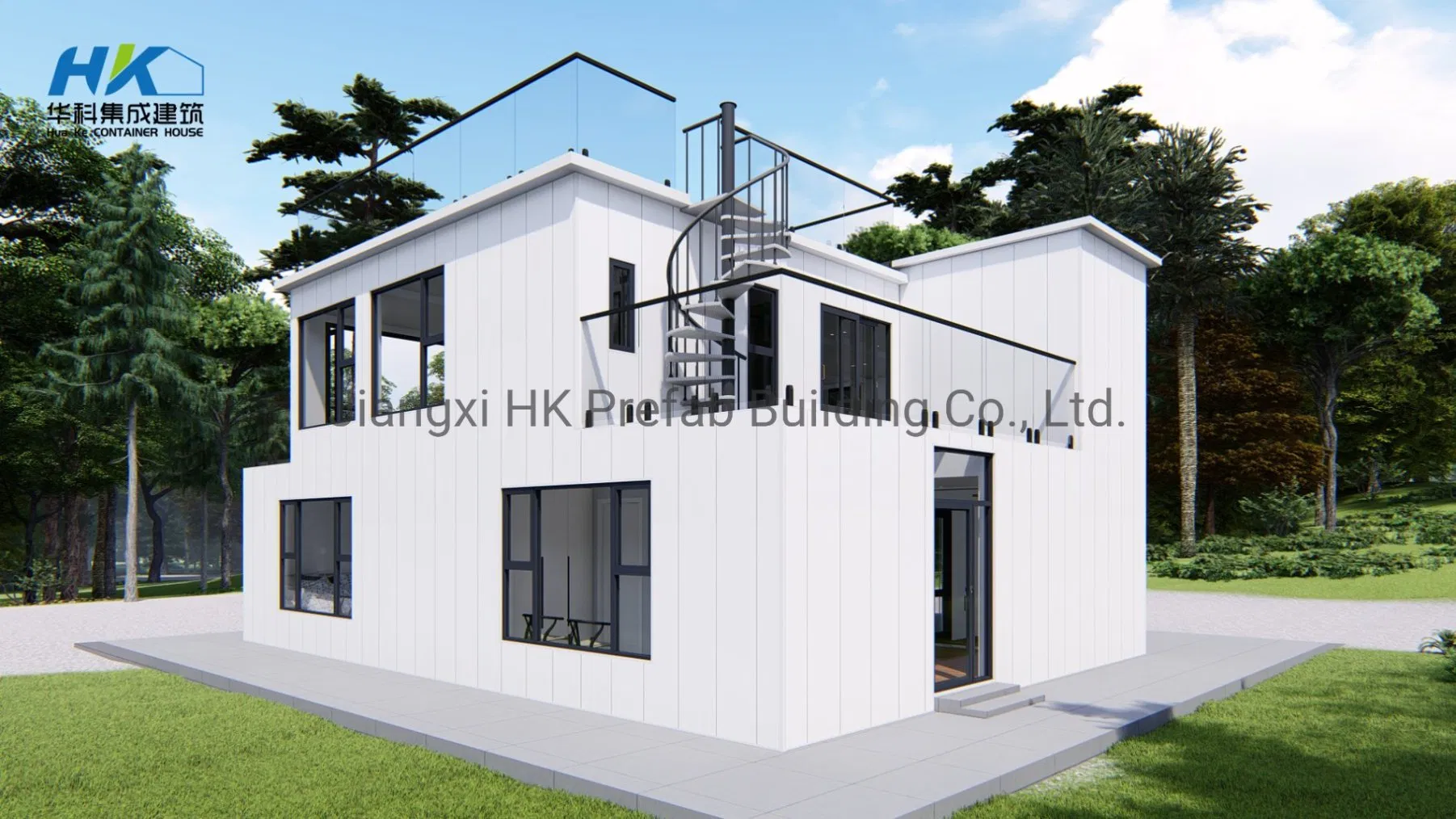 China 40FT Luxury Villa Capsule Steel Frame Building Vessel Living Wooden Modular Casa Prefabricada Container House
