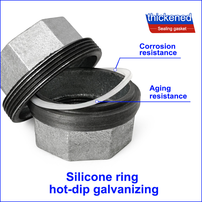 Top-Selling Malleable Iron Pipe Fittings Hot-DIP Galvanized Union for Oil Gas Water