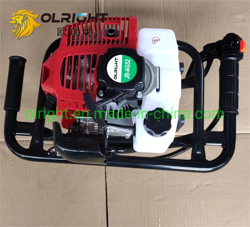 63cc 48f Good Quality Garden Tool Gasoline/Petrol Earth Auger/Ground Drill 100/150/200/300mm Earth Auger with Drill Bit