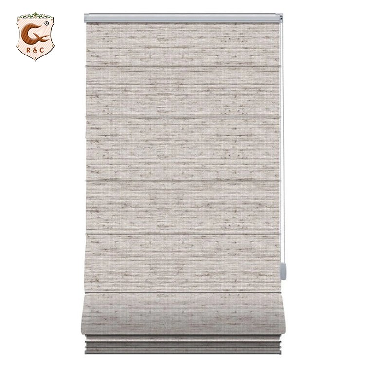Manufacturer Custom Roman Blinds Window Blackout Electric Roman Shades Blinds