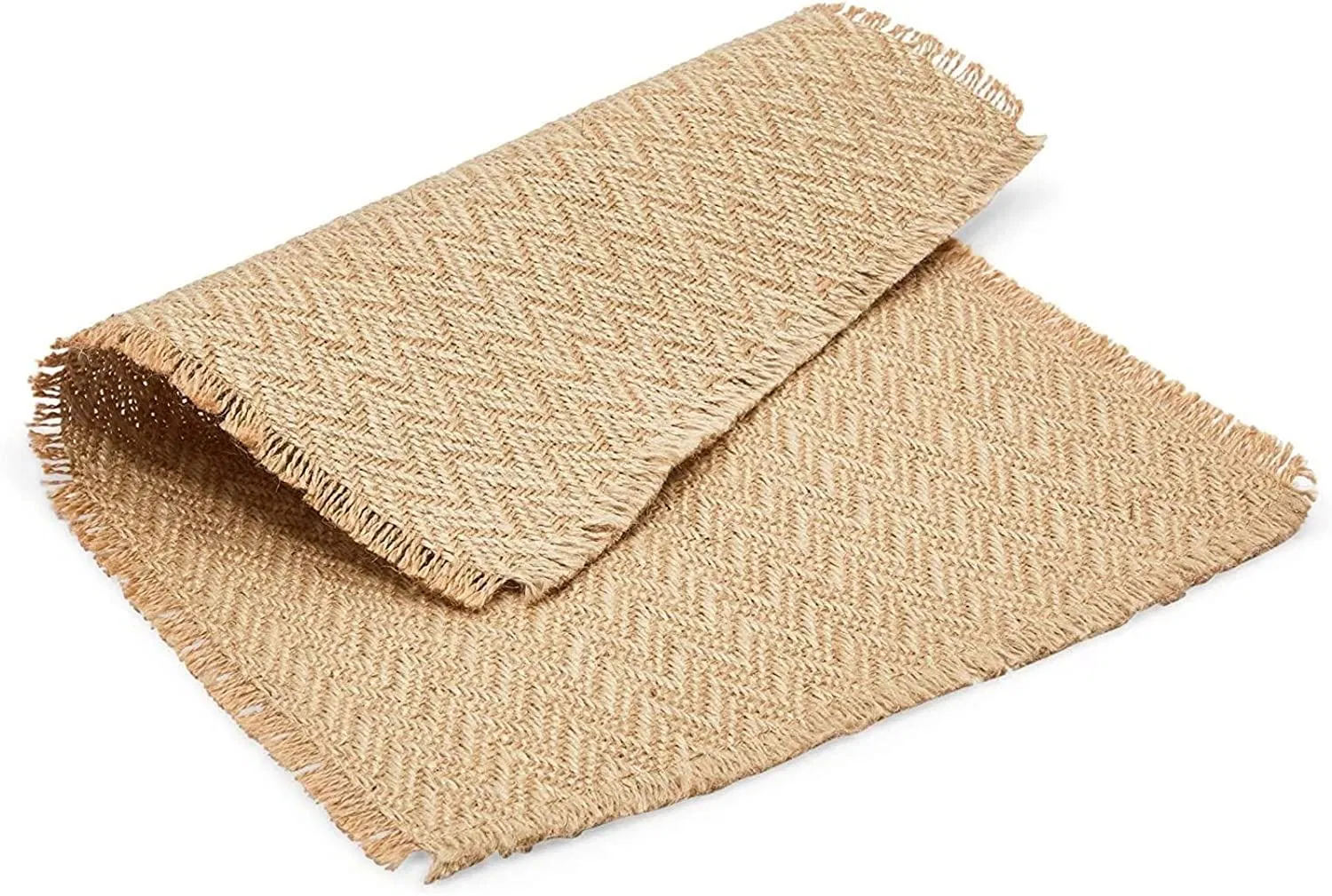 Classic 19\X13\"Woven Jute Placemat Tablmat for Dining Table Enhancing Dinning Ambience