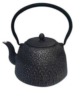 1.0L High Quality Green Cast Iron Teaware with Infuser