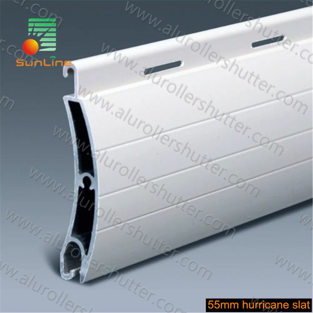 Aluminum Roller Shutter Profiles Hurricane Slat with Good Quality