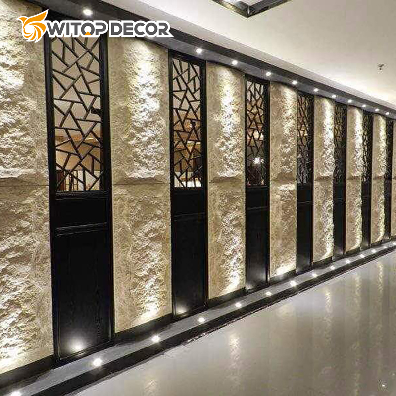 Polyurethane Stone Panels Home Decoration PU Cultural Wall Stone