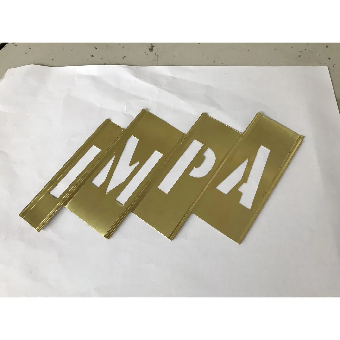 Латунные трафареты CLIP-ON для букв и цифр