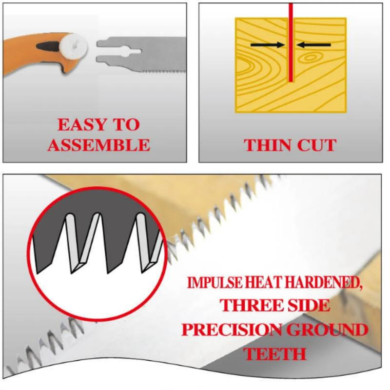 Woodworking Household Hand Tenon Saw Furniture Decoration Triple Quick Small Saw