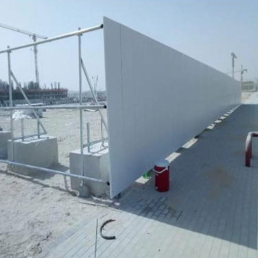 White PVC Eco Fence for Construction Temporary Fencing