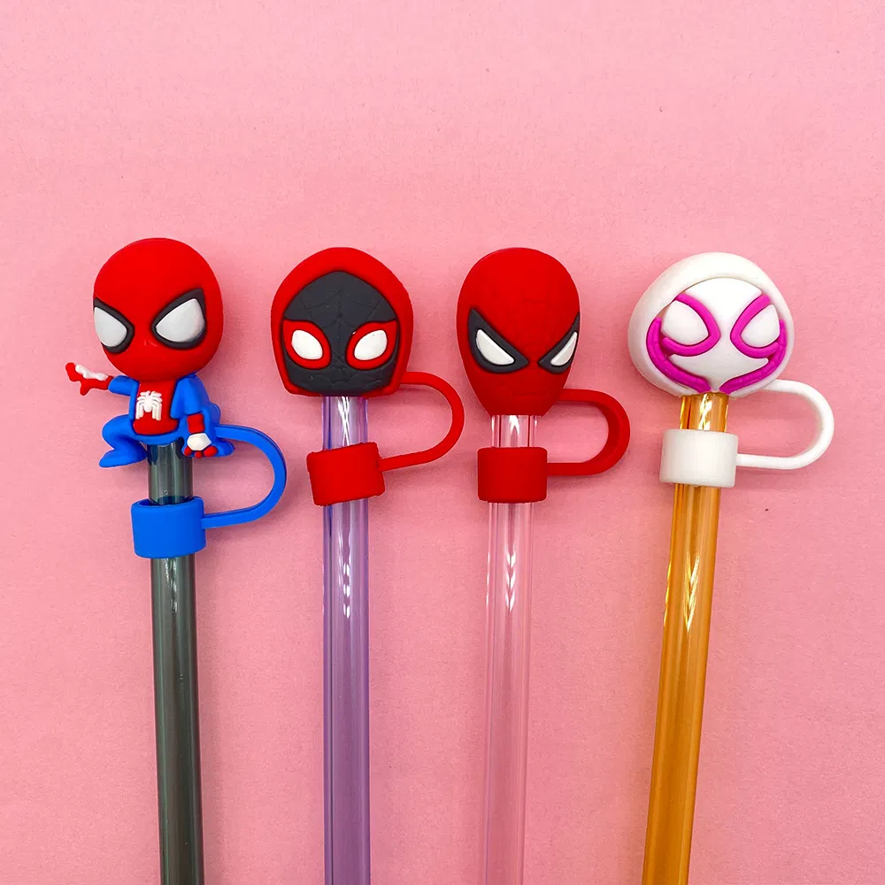 Набор крышек для трубочек с цветами и стежком, 26 шт