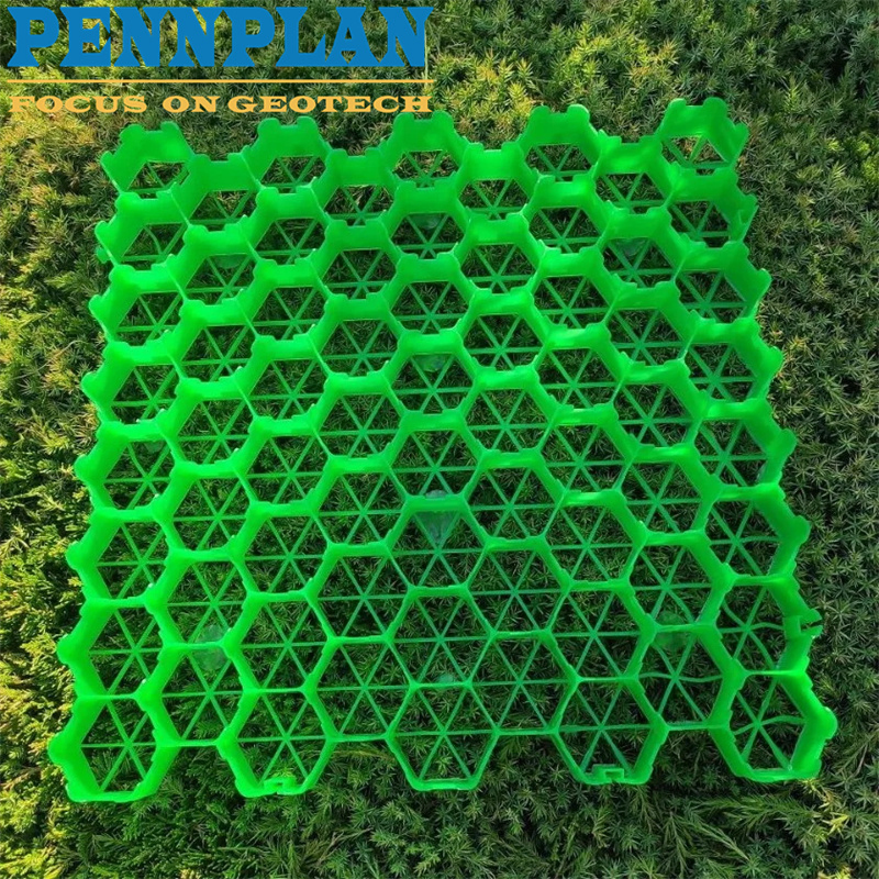 100% Virgin Material Grass Paver Gravel Grid Permeable for Driveway Car Parking Lot Pathway