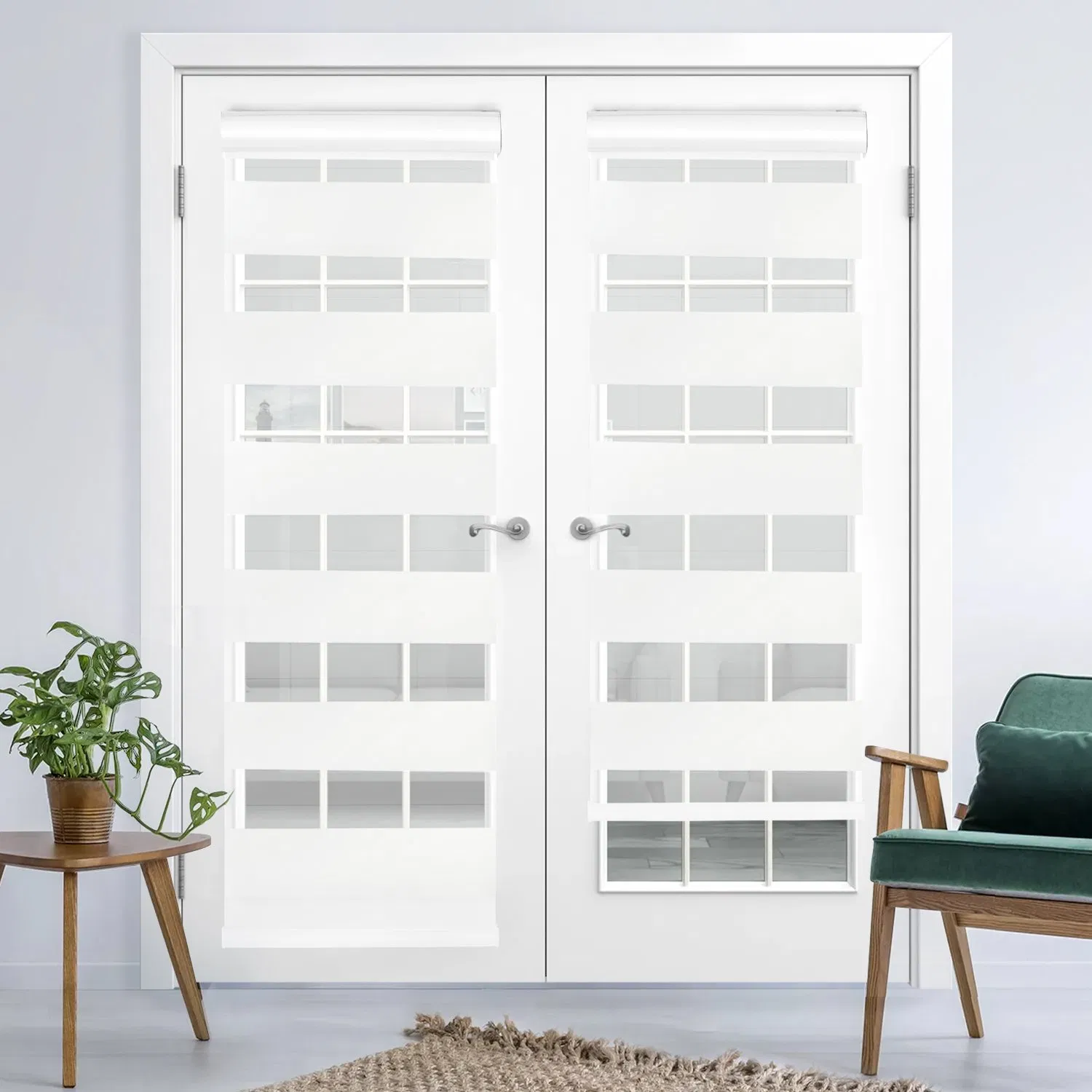 Sisheng Holiday Special Zebra Shutters with Large Size 5' for Store Bl601