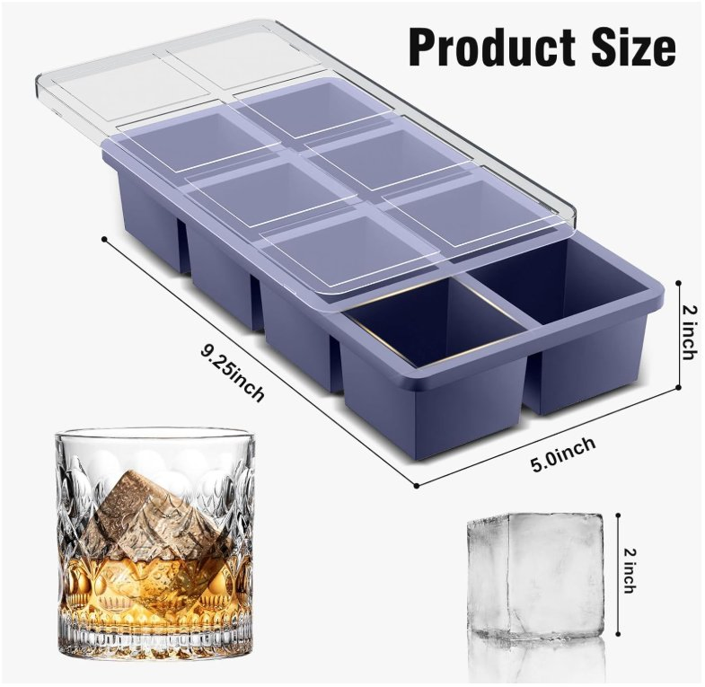 Durable Easy Clean Kitchen Block Ice Mold Daily Use Ice Mould