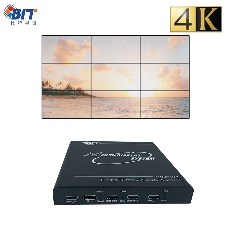 Контроллер видеостены HDMI-DP 4K60 4x1/1x4