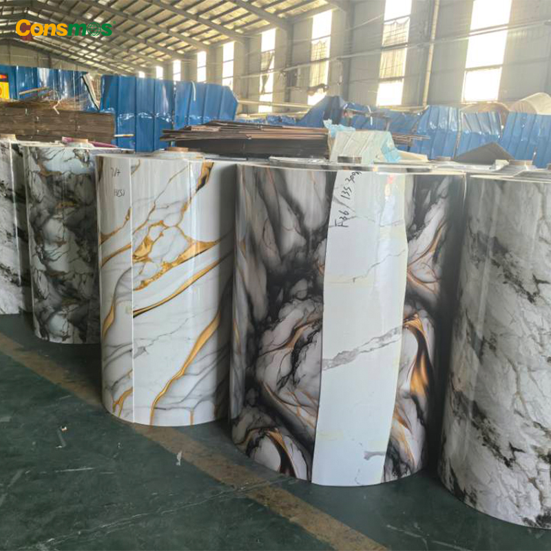 Waterproof PVC Marble Sticker Wallpaper Decorative Self Adhesive PVC Film for Furniture and Walls