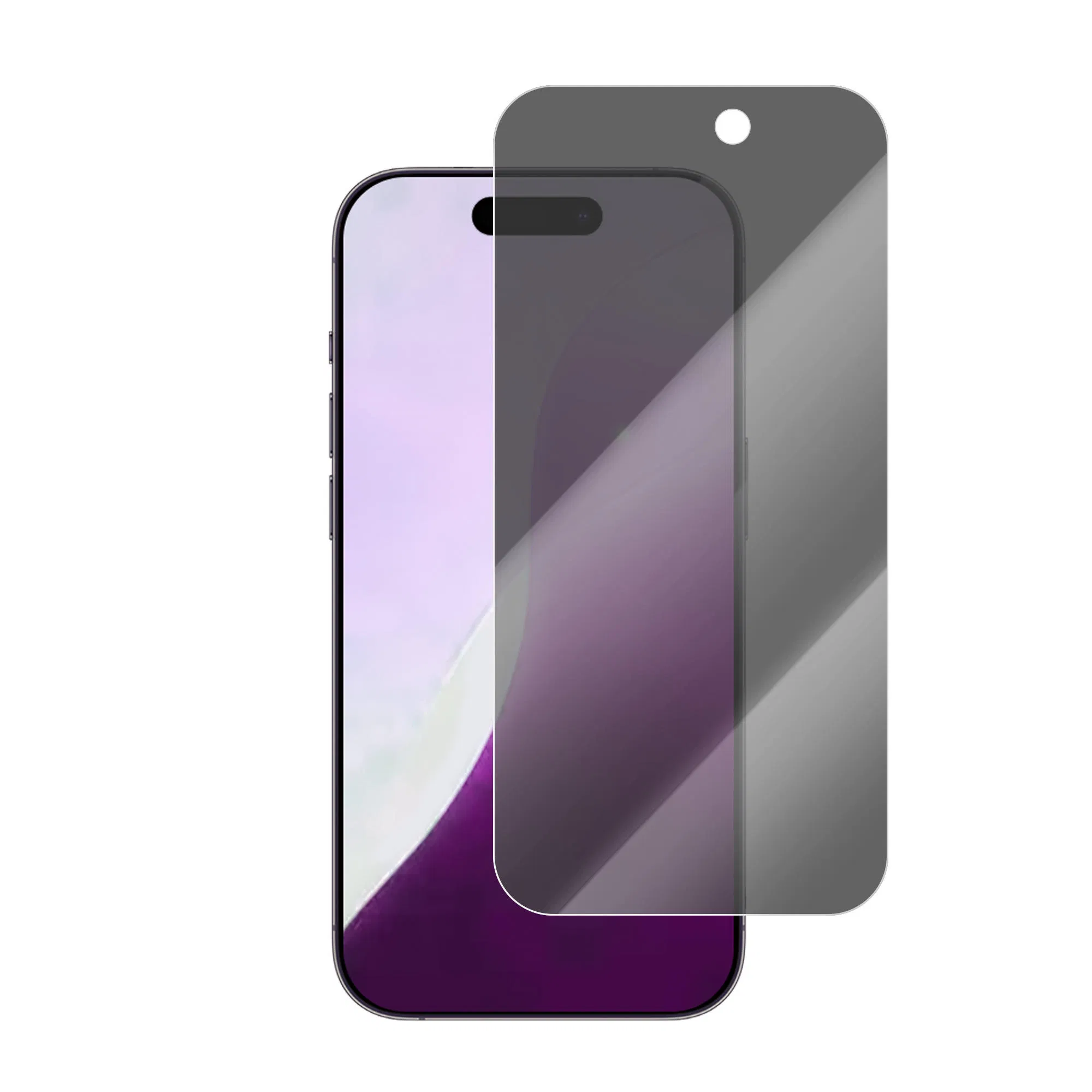 Защитное стекло Privacy для iPhone 15 с эффектом приватности