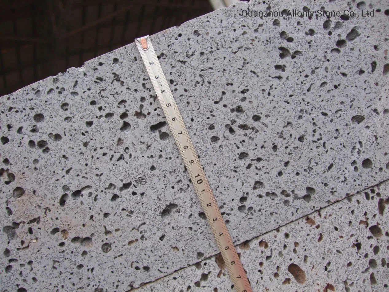 Honed/Antique/Machine Cut Surface Natural Cheap Lava Stone Volcanic Tile Basalt for Outdoor Paving Stone