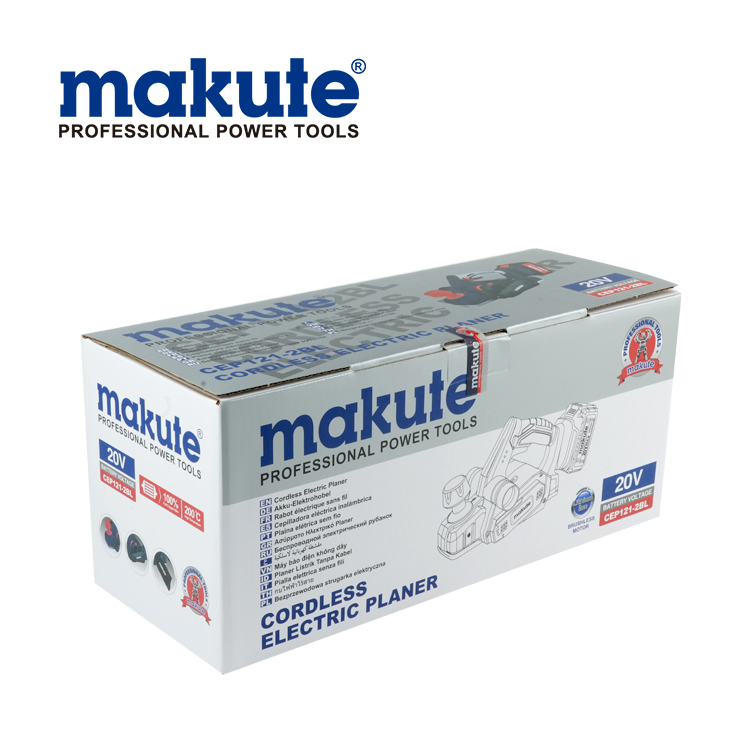 Электрорубанок Makute 20V аккумуляторный бесщеточный