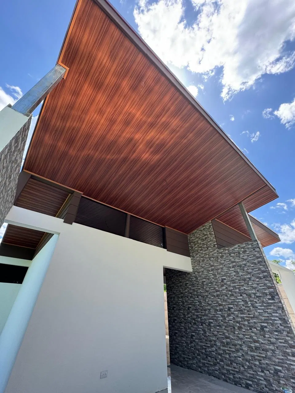 200mm/250mm/300mm High Quality Wooden PVC False Ceiling 3D Wall Panel Home Decoration