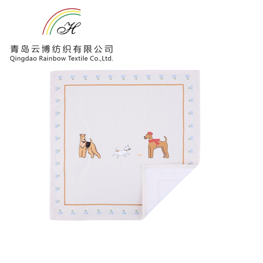 Customizable Comprehensive Printed Napkins for Dining Tables