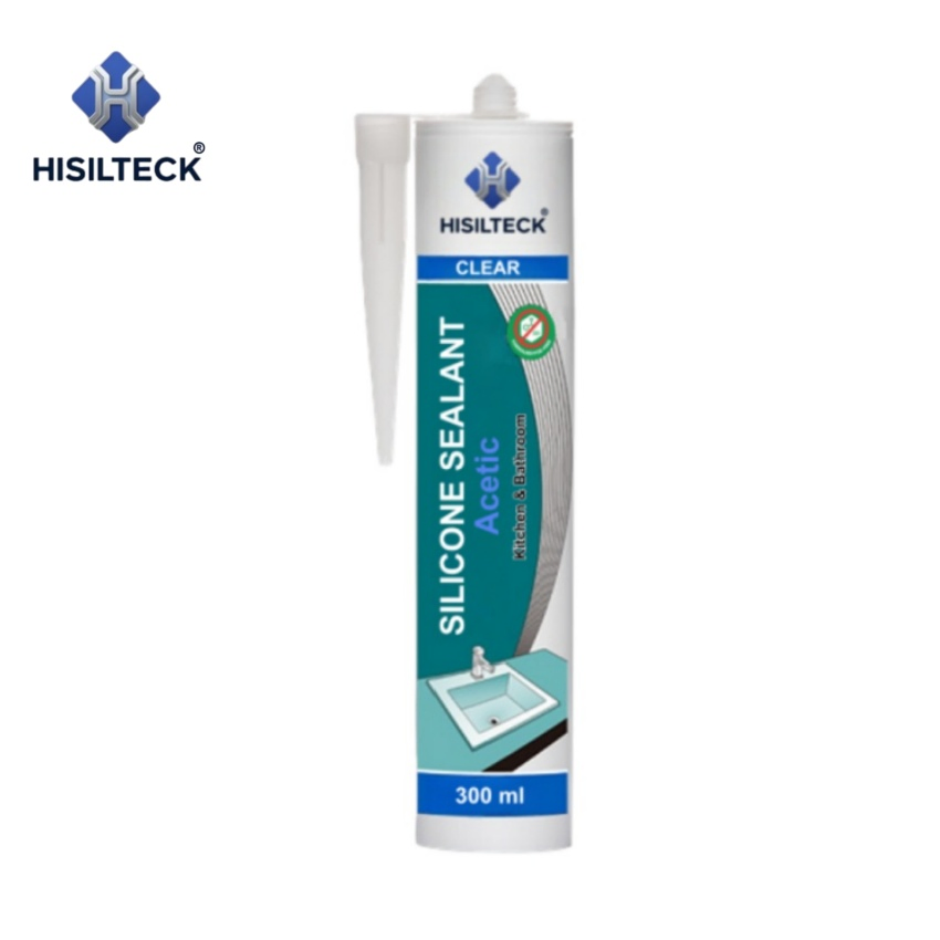 Clear Acetic Silicone Sealant for Windows, Doors, and Aquariums