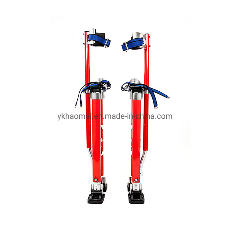 Drywall Stilts 18" - 30" Aluminum Tool Lifts Adjustable Stilts Painting Stilts for Taping Finishing Parade