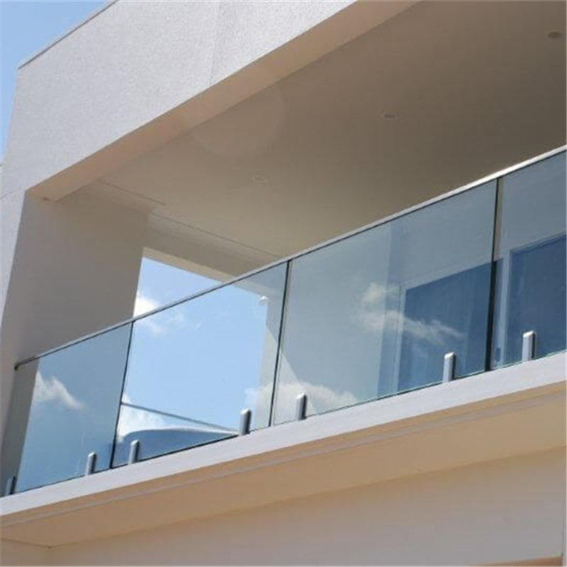 Factory Manufacture Balcony Glass Guardrail Home Pool Glass Railing Handrail Glass Fencing