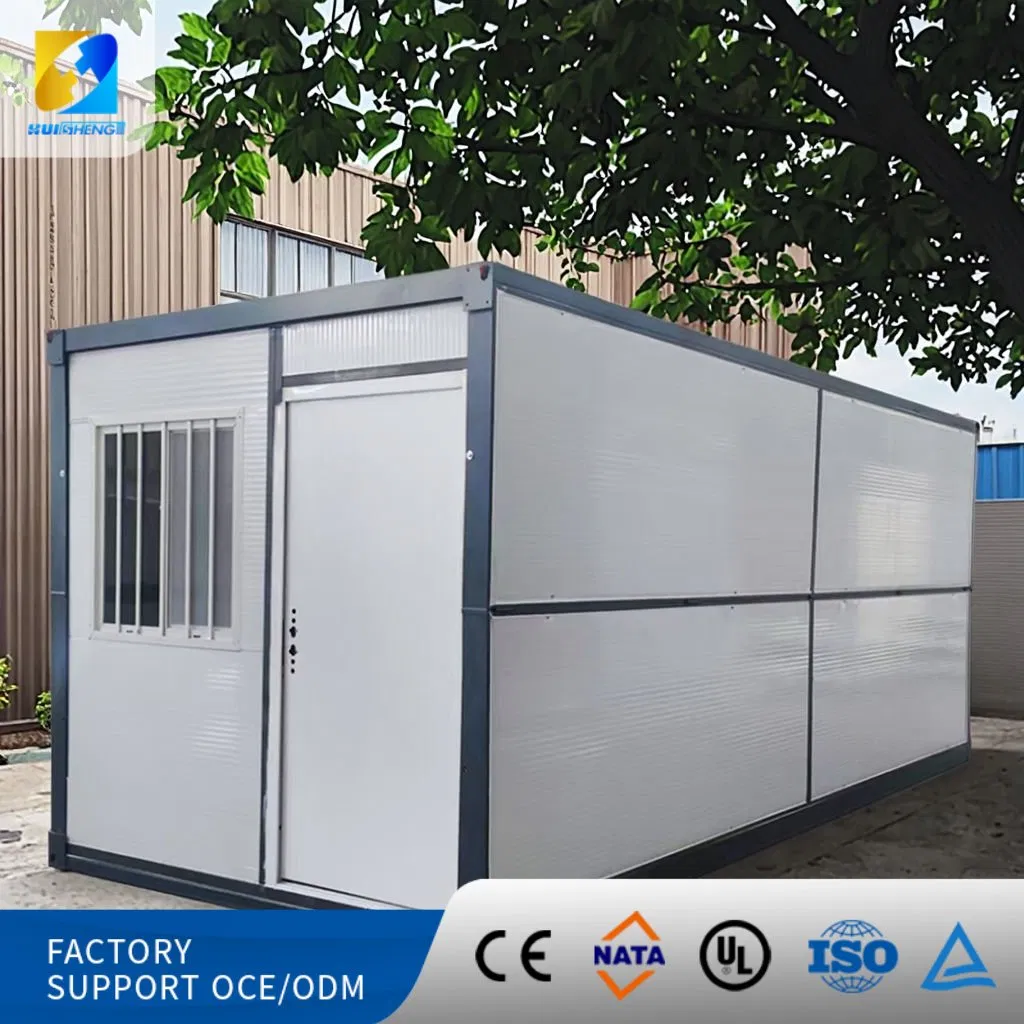 New Design Flat Pack Luxury Tiny Prefab Mobile Folding Container House for Beach Vacation