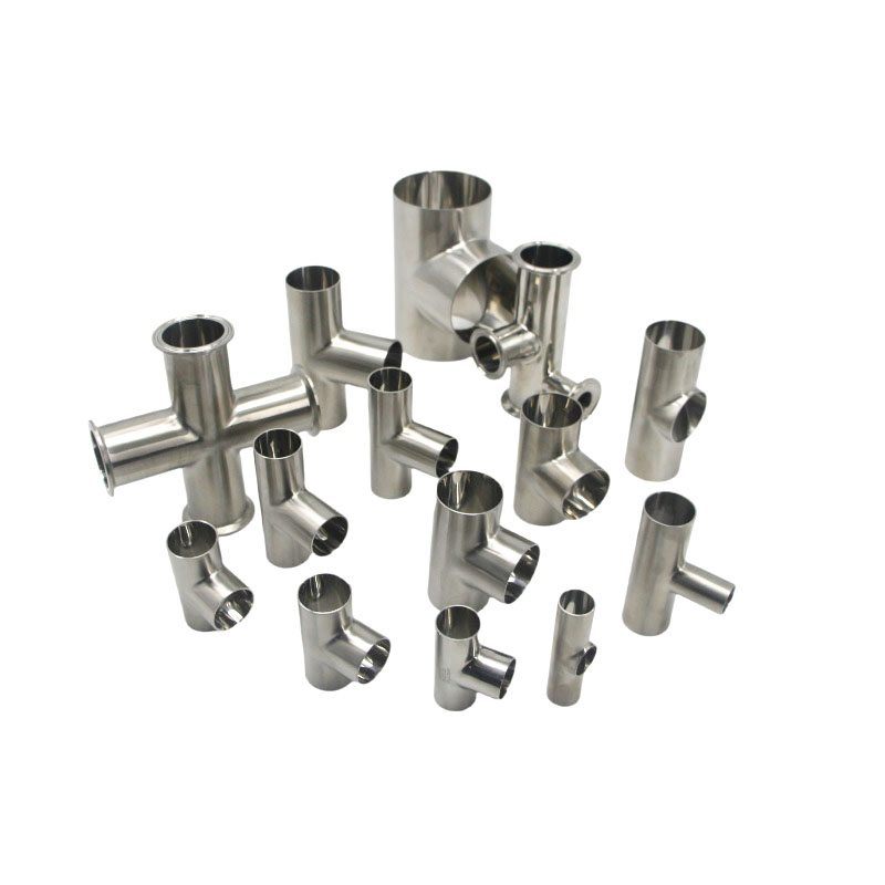 Premium Polished 304/316 Stainless Steel Welding Cross Connector