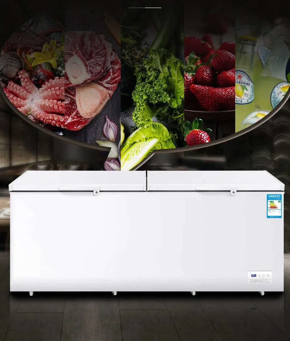 1000L Horizontal Single Temperature Chest Freezer for Fast Food Restaurants