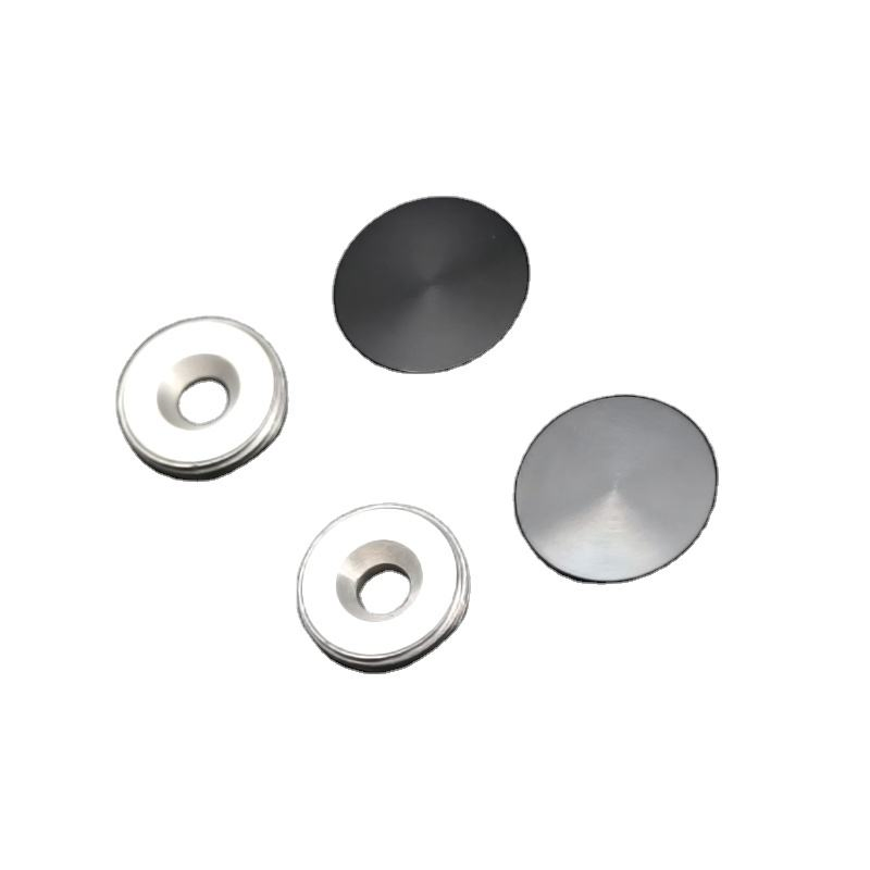 Premium Black Finish Aluminum Mirror Screw Cap Hardware