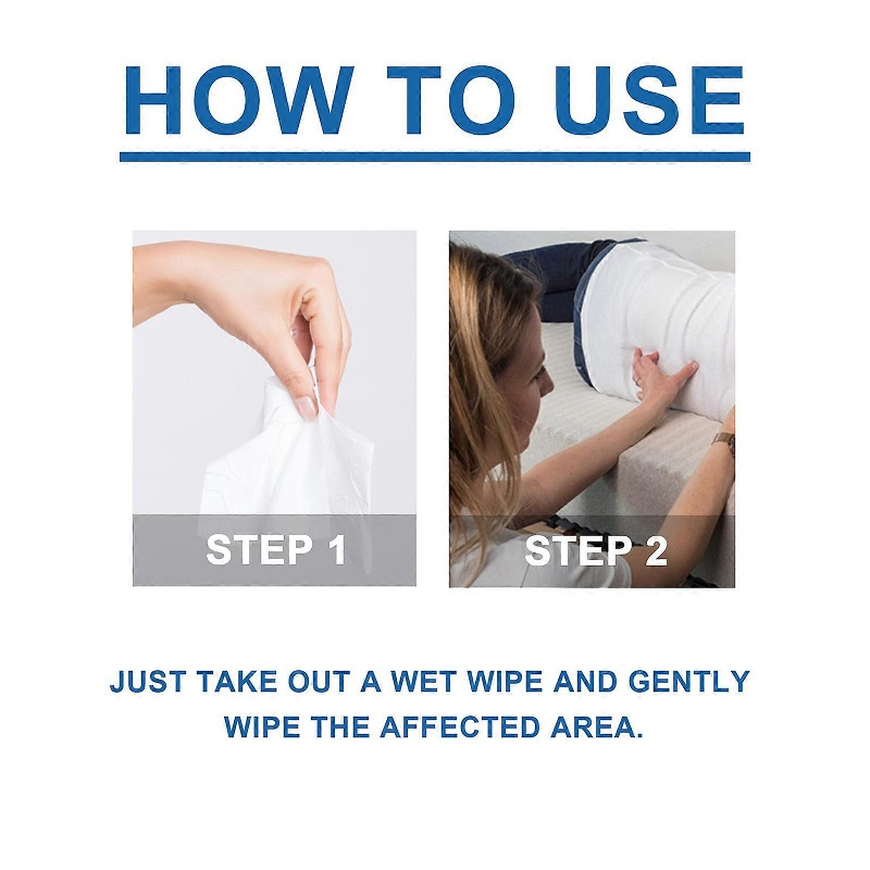 Private Label Wet Wipes Adult Butt Wipes Bed Bath Wipes for Adults