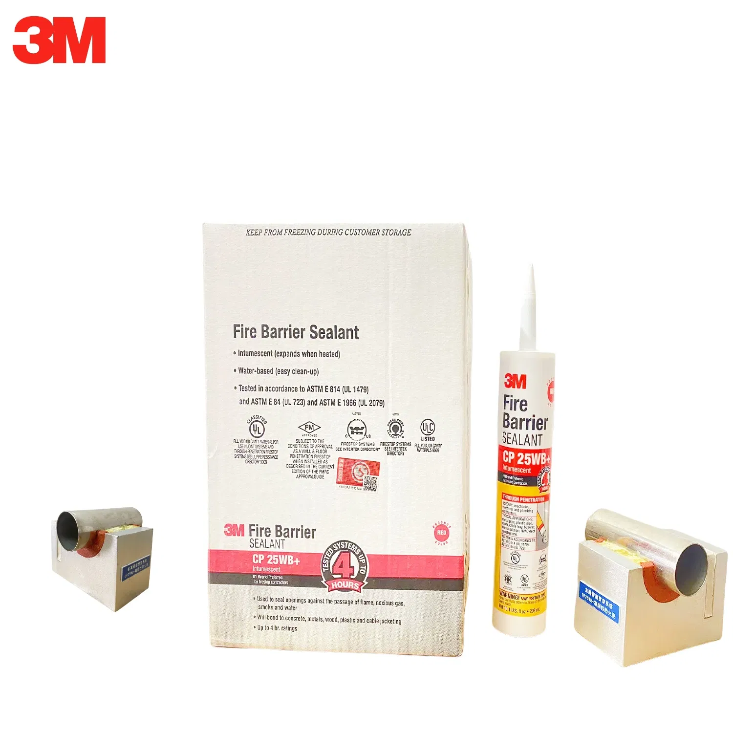 Water Activated Fire Barrier Sealant for Home Gaps