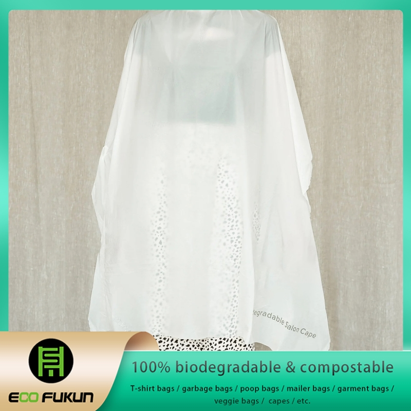 Hygienic Disposable Hair Cutting Cape, Bioplastic Cape