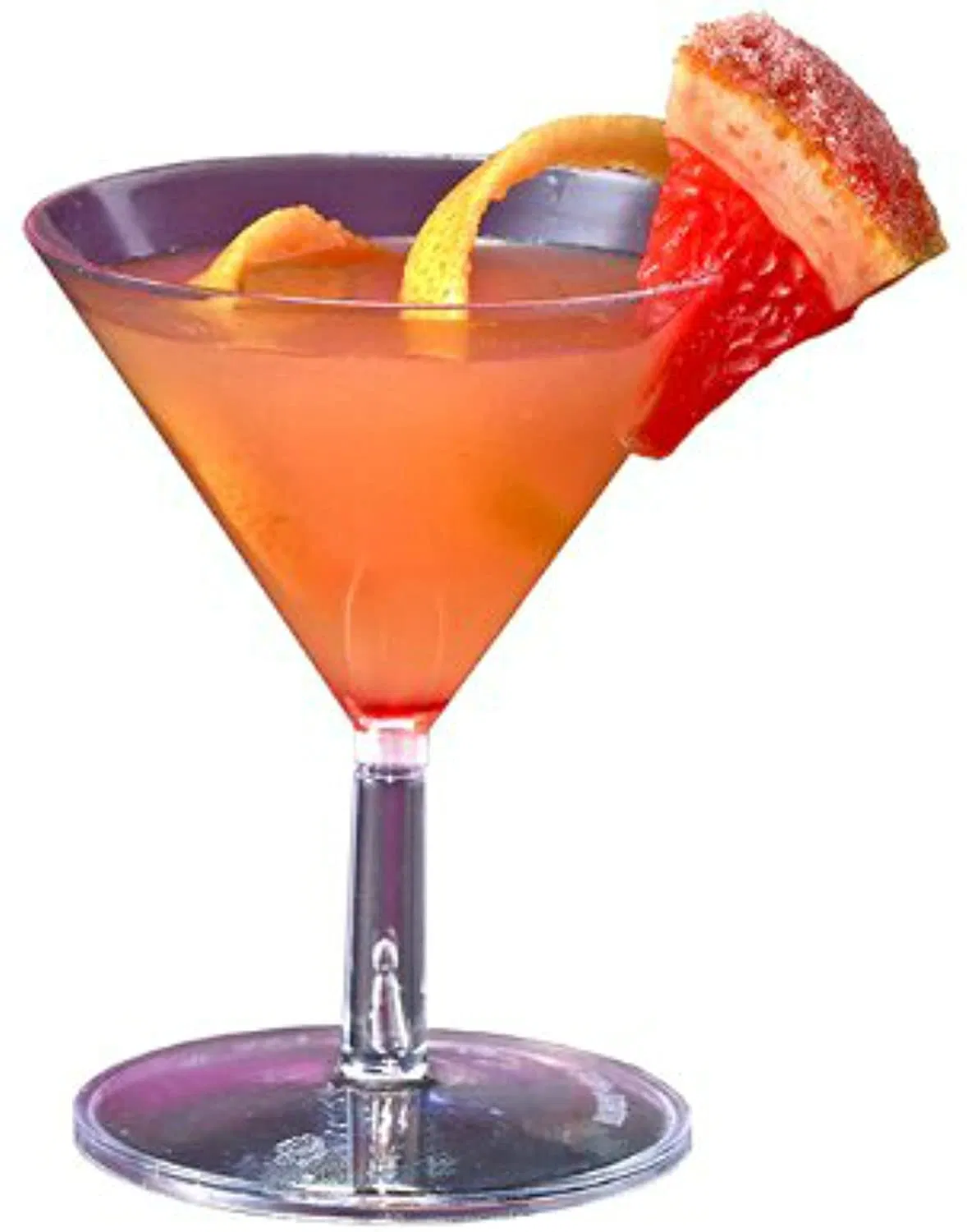 Disposable Mini Plastic Martini Glass Clear Mini Dessert Cups Cocktail Glasses for Balvenie Banff Bank Note