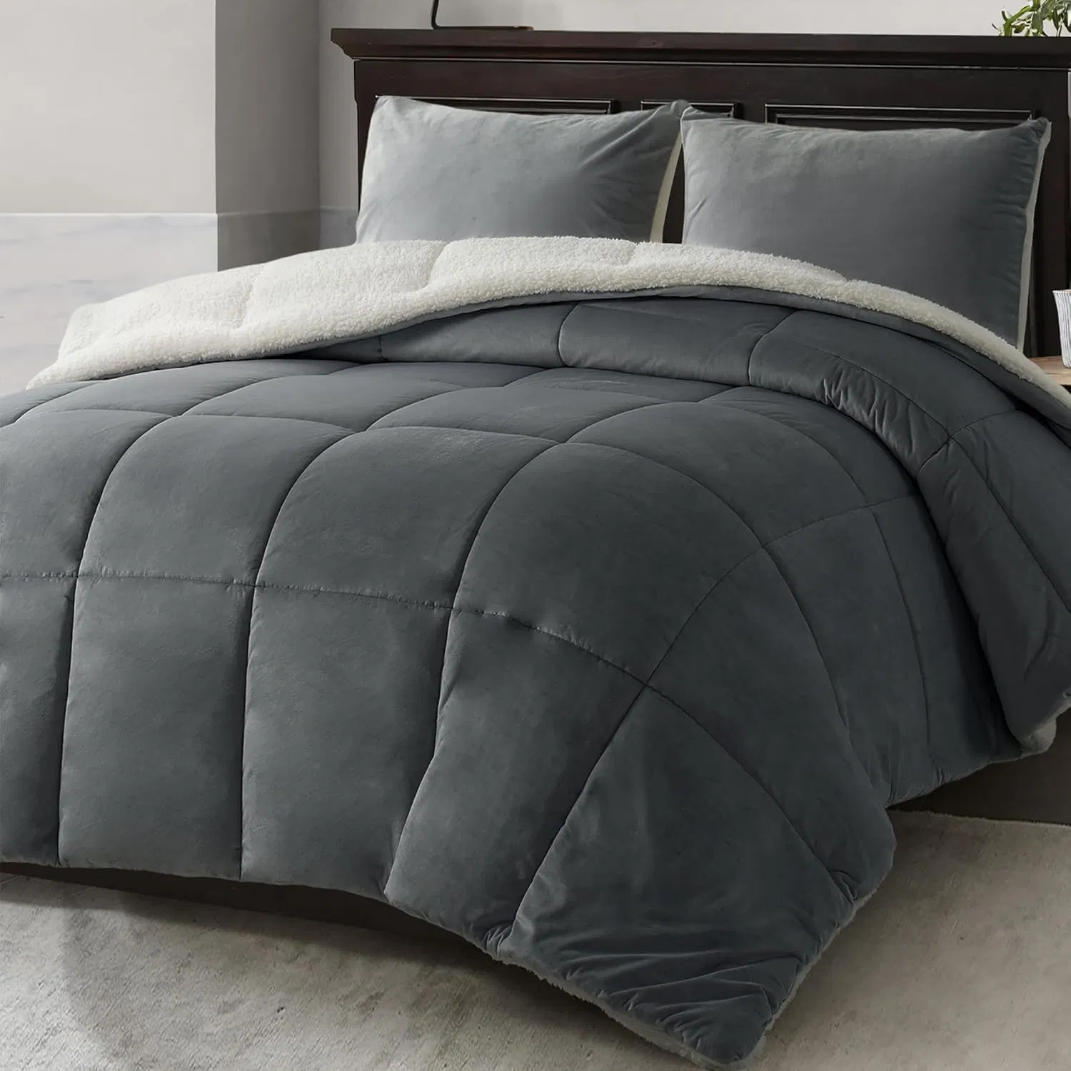 Custom Logo Sherpa Blanket Set - Luxurious Minky & Fleece