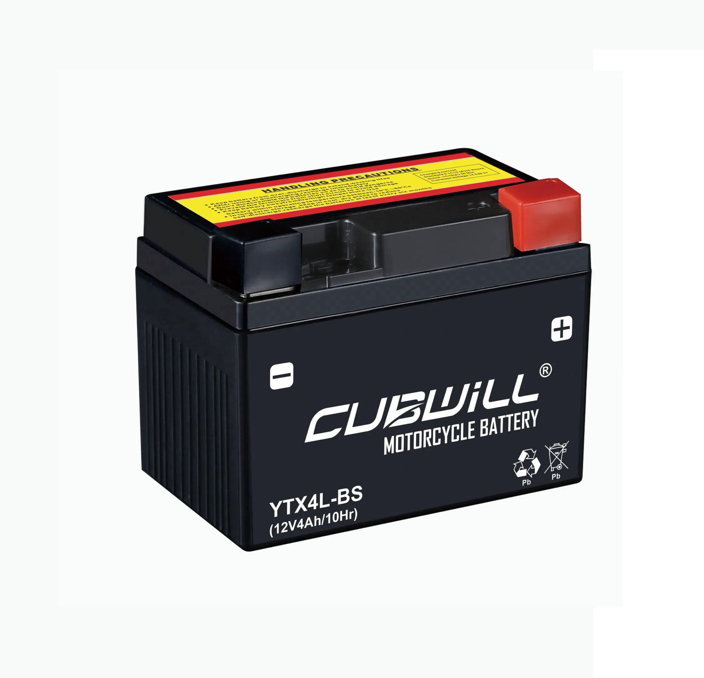 Аккумулятор AGM 12V YTX4L-BS для мотоцикла с кислотным пакетом