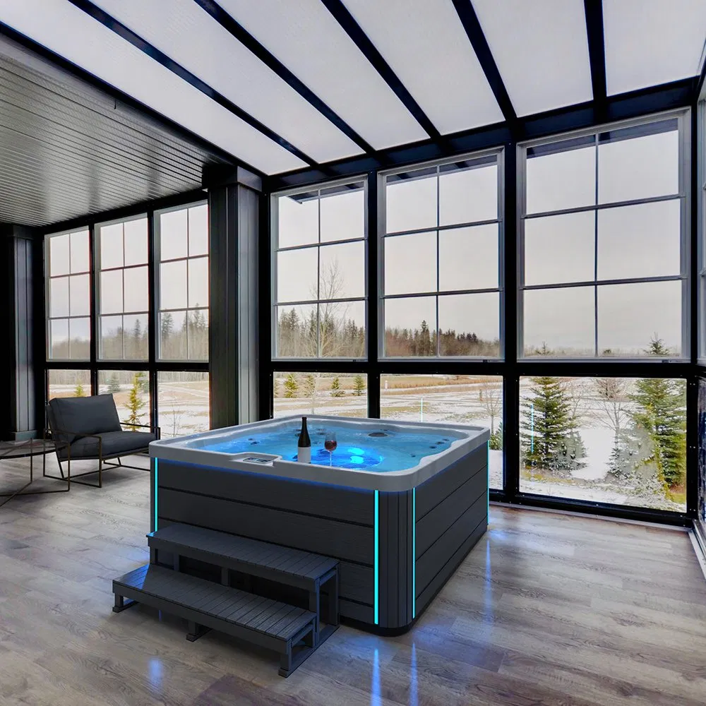 Роскошный уличный джакузи с гидромассажем для релаксации